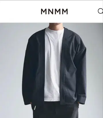 MNMM 미니멀리스트 하오리 / 블랙 사이즈 3