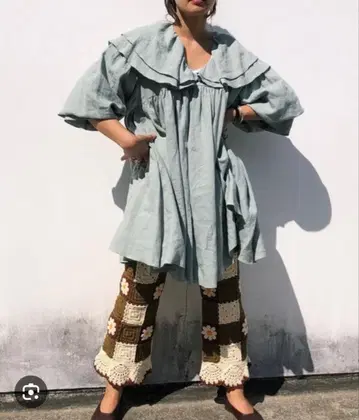 홀리데이 HOLIDAY CROCHET FLOWER PANTS