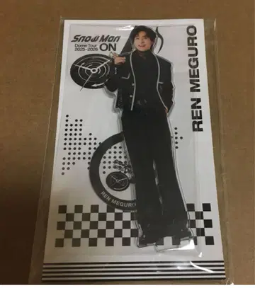 SnowMan ON 아크릴 스탠드 메구로 렌 메메 라이브 굿즈