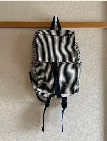 [ Drifter ] 스트라이프 백팩 롤탑식