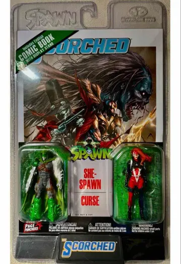 미개봉 새상품! 스폰 페이지 펀처스 3인치 씨 스폰 & 커스