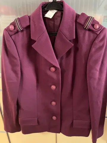 ISTANTE 퍼플 테일러드 자켓