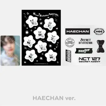 [ NCT 127 이칠 팬미팅 스티커 트레이딩 카드 세트 해찬 ]