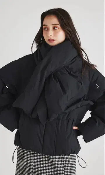 rienda 리엔다 숏 다운 블랙