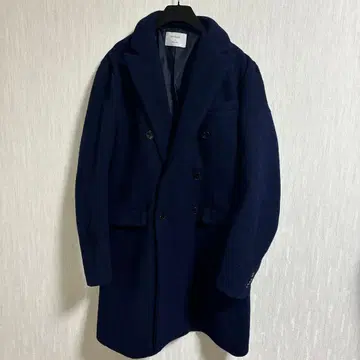 스튜디우스 studious 코트 파랑 체스터 코트 M 상당