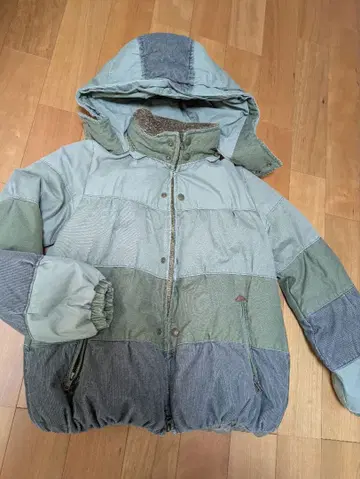 REAC 다운 자켓 카키 코듀로이