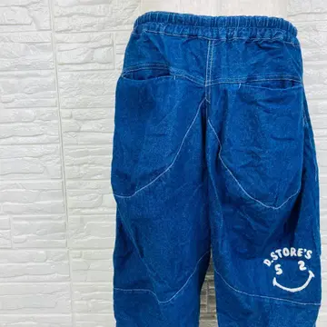 드럭 스토어즈 데님 팬츠 청바지 F 빅 루즈 파랑 [ 2814-2 ]