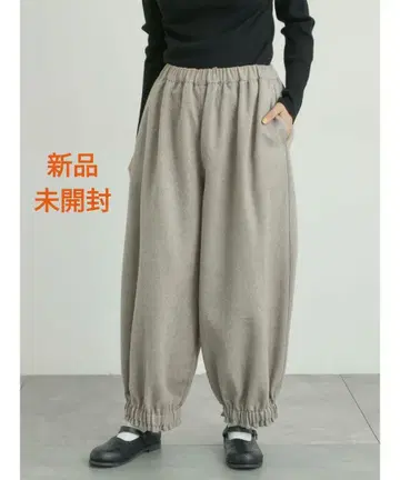 [ 새상품 미개봉 ] [ 대전 방지 안감 ] 헤링본 벌룬 팬츠