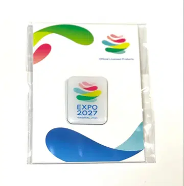 요코하마 Expo2027 국제원예박람회 핀 배지 로고