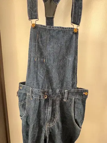 PPFM 오버롤 살로펫 인디고 데님 남성용