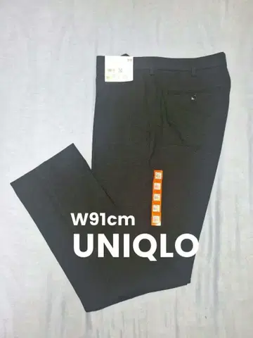 유니클로 미사용 히트텍 스마트 팬츠/글렌체크 W91cm