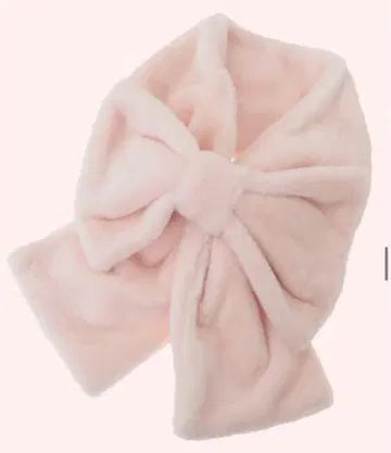 캔스파 캔디 스트리퍼 빅 리본 머플러 핑크