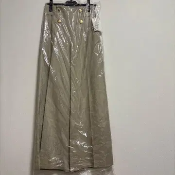 새상품 FENNEL 야마다야 버튼 달린 와이드 팬츠