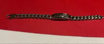 실버 스테인리스 체인 팔찌