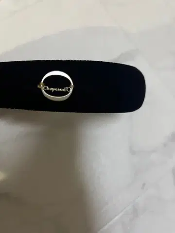 샤포 d'O 블랙 헤어밴드