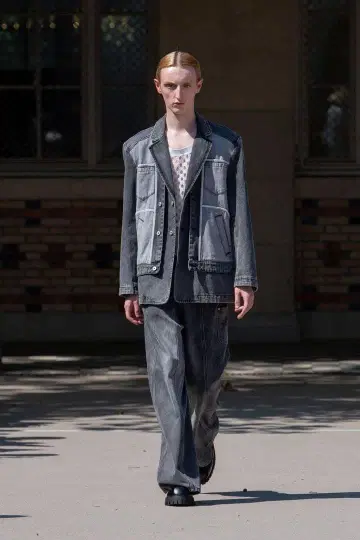 Feng chen wang 24ss 데님 셋업
