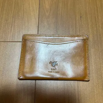 sot 일본제 가죽 코인&카드 케이스