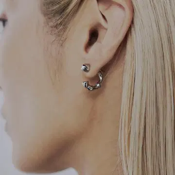 jentlouis 귀걸이 양쪽 장미 한쪽도 가능