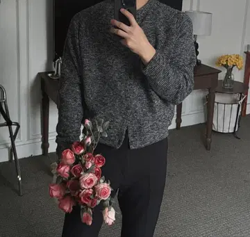 ASCLO Bokashi Crop Cardigan