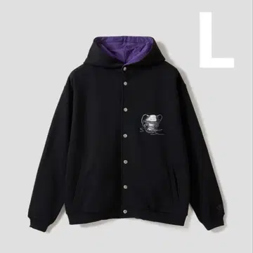 새상품 완판템 그라니프 x 시이나 타카시 후디드 맨투맨 블루종