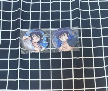 귀멸의 칼날 하시비라 이노스케 귀멸제 캔뱃지 세트