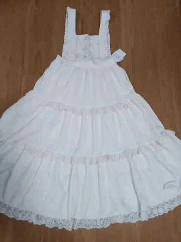 [시마무라] 아오키 미사코 2WAY 마론 크림 오버롤 스커트 L 사이즈