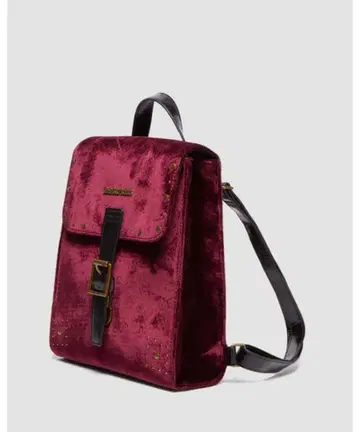 Dr. Martens 버건디 벨벳 백팩