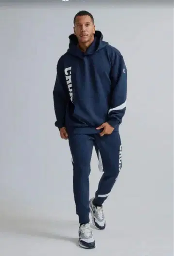 크로노스 셋업 L 블랙 후드티 조거 팬츠 (완판템)