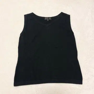 리플렉트 슬리브리스 니트 베스트 스티치 라인 레이어드 V넥 L