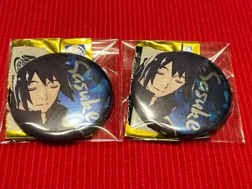 NARUTO 돌풍전 난자타운 캔뱃지 우치하 사스케 2개