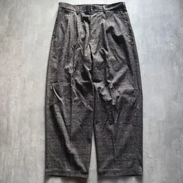 VICTIM WIDE CHECK PANTS