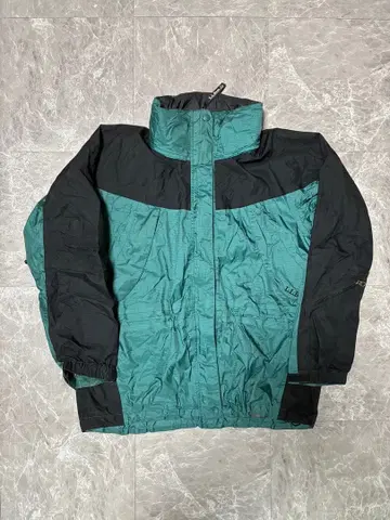 L.L.Bean 나일론 자켓 터콰이즈 블랙 고어텍스