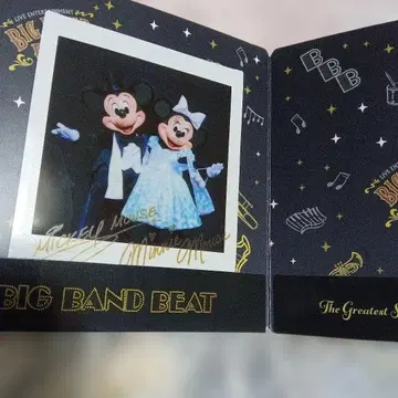 도쿄 디즈니씨 빅 밴드 비트 미키 & 미니 사진 폴라로이드