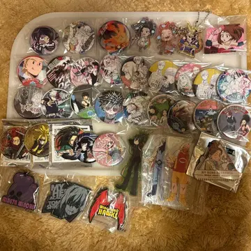 히로아카 묶음 판매 캔 배지 아크링 키링 제일복권