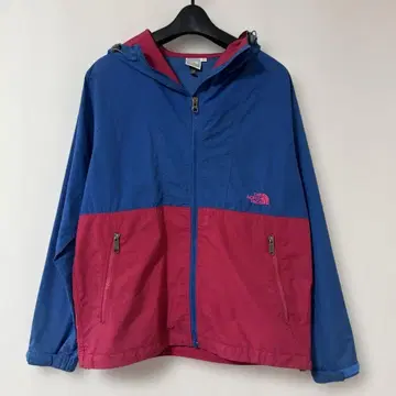 나일론 점퍼 THE NORTH FACE 마운틴 후드티 파랑/빨간색