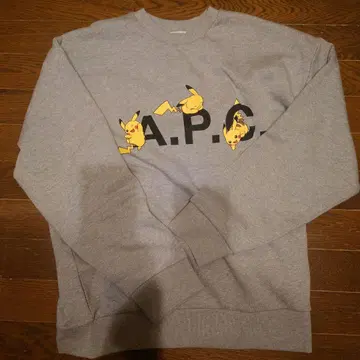 A.P.C. 피카츄 맨투맨 트레이닝복 XS 그레이