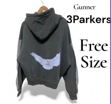 Gunner 후드티 3개 그레이 후디 Free Size