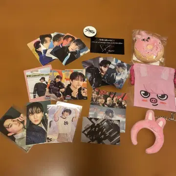 Stray Kids 창빈 트레이딩 카드, 키링, 거울 복조리 세트