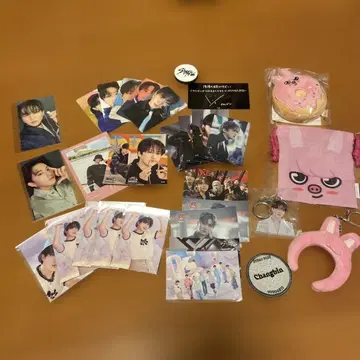 Stray Kids 창빈 트레이딩 카드, 키링, 거울 복조리 세트