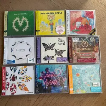 Mrs.GREEN APPLE 초회 한정판 CD 9장