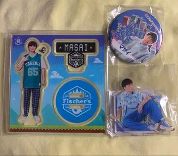 피셔즈 마사이 캔뱃지 아크릴 스탠드 3개 세트 2개