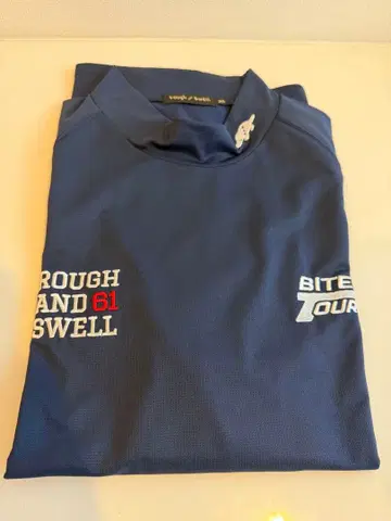 ROUGH AND SWELL BITE TOUR 네이비 긴팔 셔츠