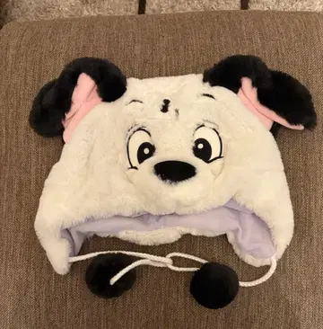 강아지 캐릭터 후드 모자