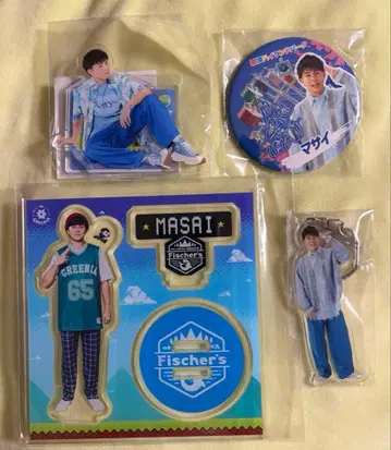 피셔즈 마사이 캔뱃지 아크릴 스탠드 4개 세트