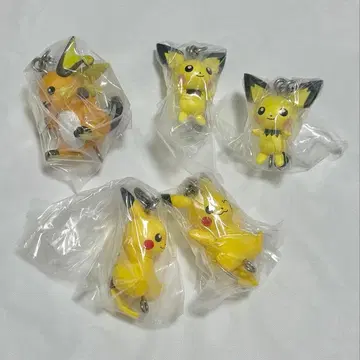 포켓몬 집게 연결 마스코트 14 피츄 피카츄 라이츄