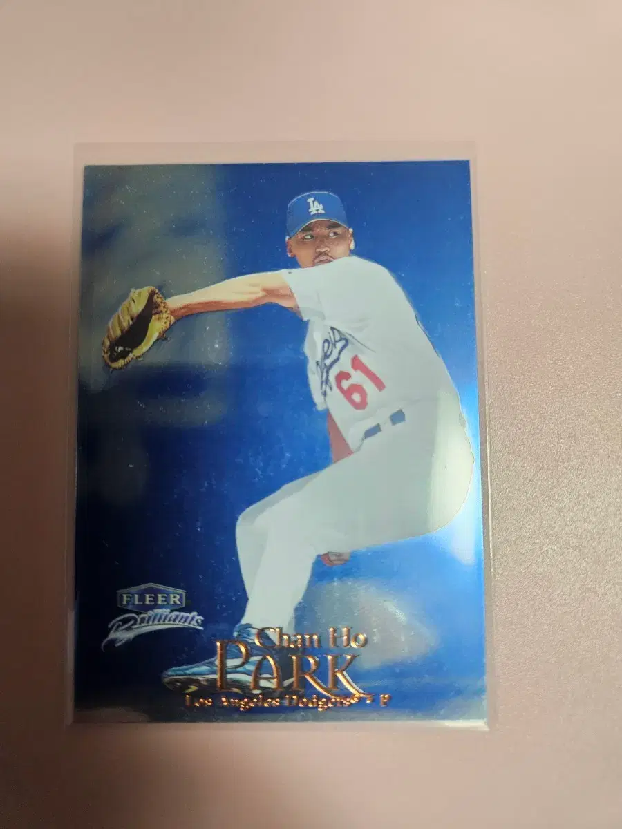 박찬호 1999 Fleer Brilliants Blue base 카드