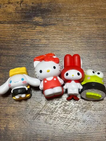 산리오 캐릭터즈 스시 가챠 / 키티 케로피 마이멜로디 시나몬