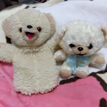 크림색 곰 fafa 인형 봉제 인형