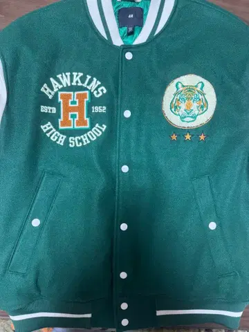 H&M 스트렌저 싱스 바시티 자켓 기묘한 이야기