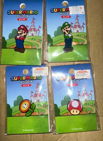 슈퍼 마리오 핀즈 마리오 루이지 플라워 버섯